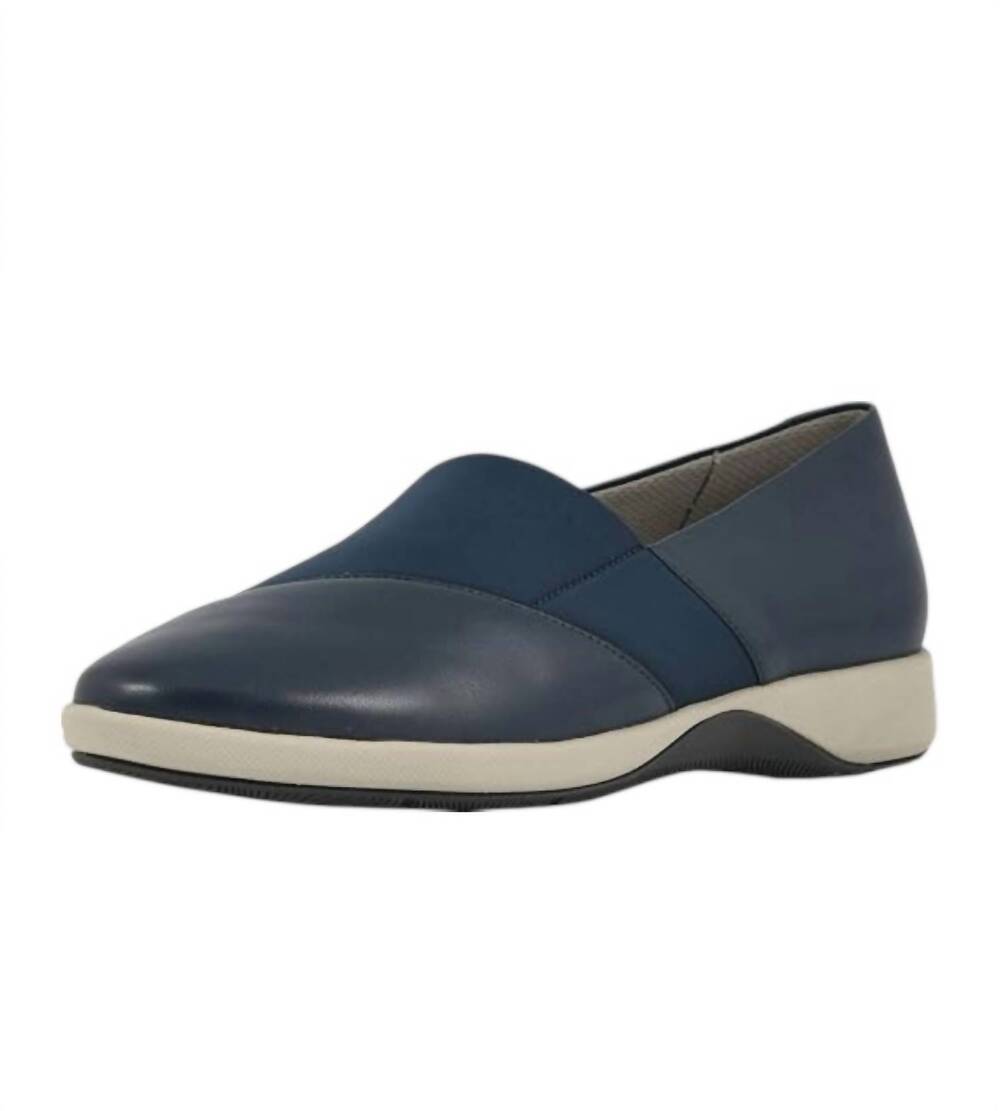NEW SAVA women's hana slip on shoes in dark navy